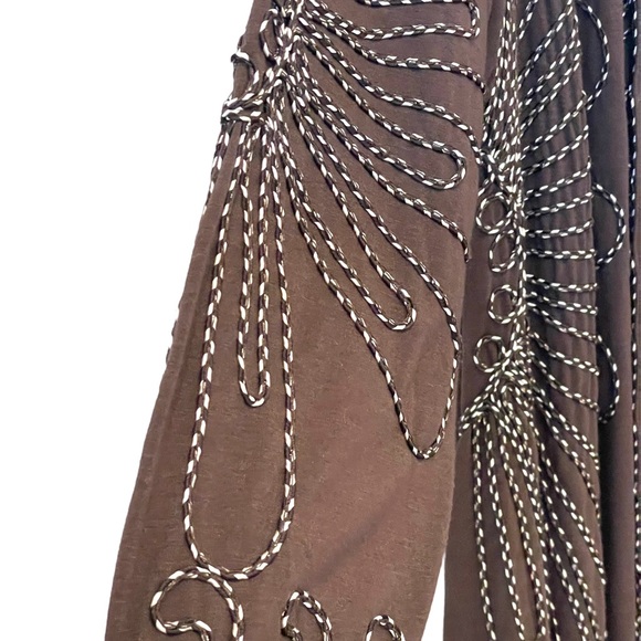 Beautifully embellished open front jacket - Picture 3 of 4